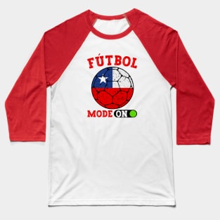 Chile Futbol Baseball T-Shirt